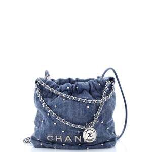 Chanel 22 Chain Hobo Quilted Studded #249312C46B